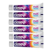 Kit 6 Creme Dental Closeup Multi Vitaminas +12 Benefícios Fresh 85g