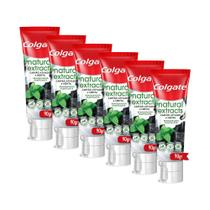 Kit 6 Creme Dental Colgate Natural Extracts Carvão Ativado e Menta 90g Kit 6 Creme Dental Colgate Natural Extracts Carvão Ativado e Menta 90g