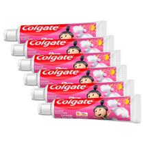 Kit 6 Creme Dental Infantil Colgate Smiles Agnes 60g