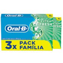 Kit 6 Creme Dental Oral-B Extra Fresh Menta 70g Cada