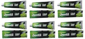 Kit 6 Creme Dental Ultra Mint com Xilitol Sem Flúor Menta 70gr Dentil