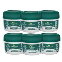 Kit 6 Creme Desodorante Antitranspirante Tradicional Ekopure