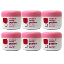 Kit 6 Creme Facial De Pepino Pele Oleosa 50G - Pepilon