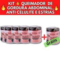 kit 6 Creme Gel Massageador Pimenta Negra Rhenuks