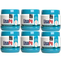 Kit 6 Creme Hidratante Lisa Pe D-Pantenol BioSoft Hidratacao Profunda Ressecamento Fissuras 120g