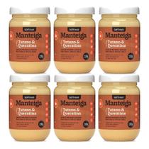 Kit 6 Creme Manteiga de Tutano e Queratina para Cabelos Nutrição Tratamento Capilar 220g Soft Hair