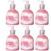 Kit 6 Cremes CANDY GIRL Mix Gel Virilha Morango Beijável Atc