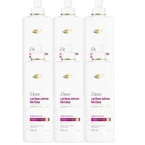 Kit 6 Cremes De Pentear Cachos Ativos + Biotina Dove 355ml
