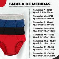 Kit 6 Cueca Adulto Microfibra Tamanho P ao Plus Size Tradicional Slip Comum Elástico Embutido Kit 6 Cueca Adulto Microfibra Tamanho P ao Plus Size Tradicional Slip Comum Elástico Embutido