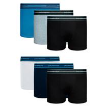 Kit 6 Cueca Boxer Box Lupo Infantil Kids Algodão Original