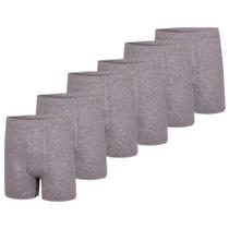 Kit 6 Cueca Boxer Box Plus Size Trifil Sem Costura Microfibra Original