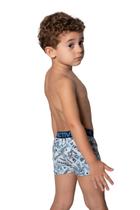 Kit 6 cueca boxer infantil microfibra active man