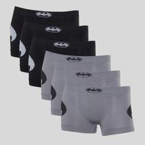 Kit 6 Cueca Infantil Menino Herói Boxer Microfibra Elastano