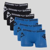 Kit 6 Cueca Infantil Menino Herói Boxer Microfibra Elastano