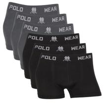 Kit 6 Cueca Infantil Menino Lisa Poliéster Seamless Básica