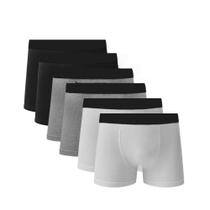 Kit 6 Cuecas Box Algodão Varias Cores Masculino Adulto Kit 6 Cuecas Box Algodão Varias Cores Masculino Adulto