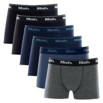 Kit 6 Cuecas Box Infantil Boxer Juvenil Mash Algodão 110.07 Kit 6 Cuecas Box Infantil Boxer Juvenil Mash Algodão 110.07