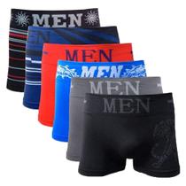 Kit 6 Cuecas Boxer Adulto Masculino