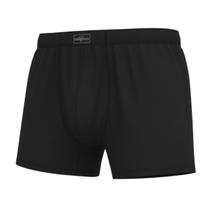 Kit 6 Cuecas Boxer Algodão Masculina Cós Largo Rebatido Lisa Confort Empório da Roupa