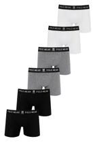 Kit 6 Cuecas Boxer Algodão Polo Wear Sortido Kit 6 Cuecas Boxer Algodão Polo Wear Sortido