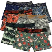 Kit 6 Cuecas Boxer Infantil Fristyle Em Microfibra Estampada