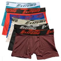 Kit 6 Cuecas Boxer Infantil Fristyle Em Microfibra Lisa