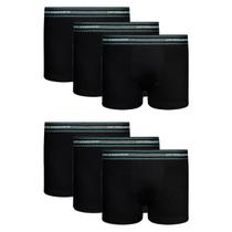 Kit 6 Cuecas Boxer Infantil Lupo Box Criança Algodão Menino - G Kit 6 Cuecas Boxer Infantil Lupo Box Criança Algodão Menino - G