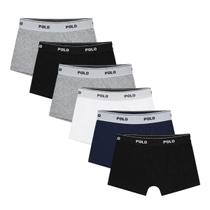 Kit 6 Cuecas Boxer Infantil Polo Cotton Algodão Forro Duplo Confortável Kit 6 Cuecas Boxer Infantil Polo Cotton Algodão Forro Duplo Confortável