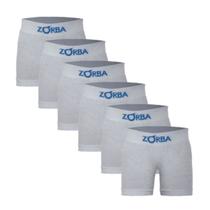 Kit 6 Cuecas Boxer Infantil Zorba Sem Costura Laterais Algodão Kit 6 Cuecas Boxer Infantil Zorba Sem Costura Laterais Algodão