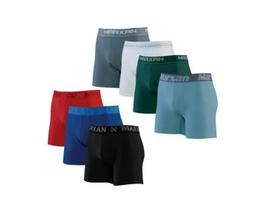 Kit 6 Cuecas Boxer Marxan Algodão Liso P M G GG