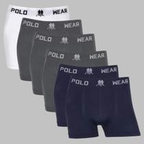 kit 6 Cuecas Boxer Masculina Polo Wear Lisa Premium Original