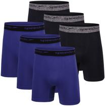 Kit 6 Cuecas Boxer Masculina Speedo Poliamida Alta Elasticidade E Ajuste Anatômico