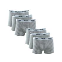 Kit 6 Cuecas Boxer Mash Listrada 110.38 Adulto Original Algodão