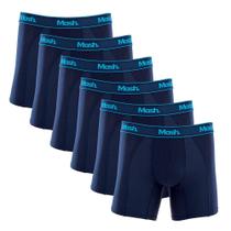 Kit 6 Cuecas Boxer Mash Microfibra Active 140.09