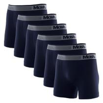 Kit 6 Cuecas Boxer Mash Microfibra Sem Costura 710.01 Kit 6 Cuecas Boxer Mash Microfibra Sem Costura 710.01