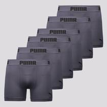 Kit 6 Cuecas Boxer Puma Anatomic Sem Costura