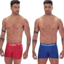 Kit 6 Cuecas Boxer Somellos de Algodão Conforto Diário