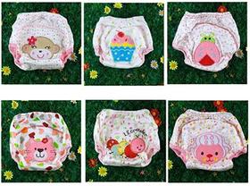 Kit 6 Cuecas/calcinhas Treinamento P/ Desfralde Dos Bebês
