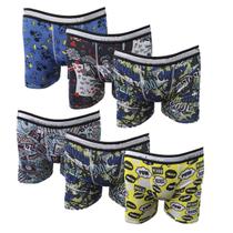 Kit 6 Cuecas Conforto Masculino Modelo Boxer Moda Íntima Kit 6 Cuecas Conforto Masculino Modelo Boxer Moda Íntima