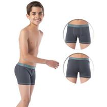 Kit 6 cuecas infantil boxer cotton premium confort dia a dia