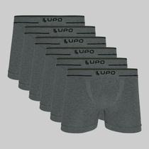 Kit 6 Cuecas Lupo Boxer Fio Texturizado Tamanho especial 17800