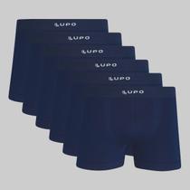 Kit 6 Cuecas Lupo Boxer Micromodal Sem Costura 00661