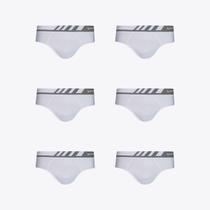 Kit 6 Cuecas Lupo Slip Microfibra Sem Costura 00691-106