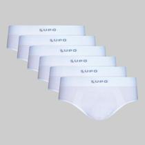 Kit 6 Cuecas Lupo Slip Micromodal Sem Costura 00681-001 Kit 6 Cuecas Lupo Slip Micromodal Sem Costura 00681-001