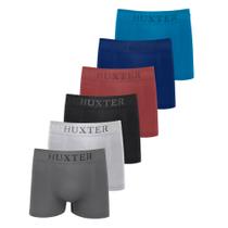 Kit 6 Cuecas Masculinas Boxer Microfibra Huxter Sortida Kit 6 Cuecas Masculinas Boxer Microfibra Huxter Sortida