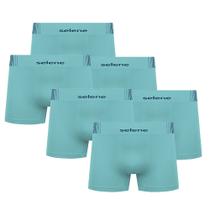 Kit 6 Cuecas Microfibra Boxer Box Modelo Sem Costura Infantil Menino