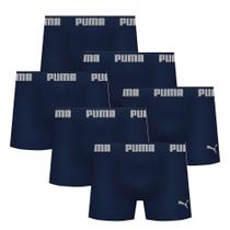 Kit 6 Cuecas Microfibra Boxer Box Modelo Sem Costura Masculina Adulta