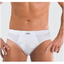 Kit 6 Cuecas Slip 100% Algodão Cintura com quatro costuras Kit 6 Cuecas Slip 100% Algodão Cintura com quatro costuras