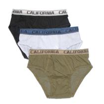 Kit 6 Cuecas SLIP Masculino Algodão Fluir - Cores Sortidas Elastico Largo e Exposto Kit 6 Cuecas SLIP Masculino Algodão Fluir - Cores Sortidas Elastico Largo e Exposto