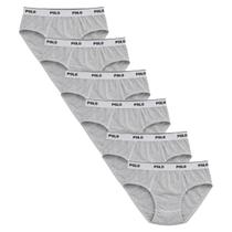 Kit 6 Cuecas Slip Polo Cotton Kids Infantil Algodão Forro Duplo Confortável